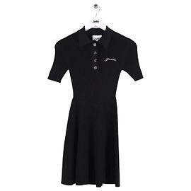 Ganni Kleid schwarz Schwarz