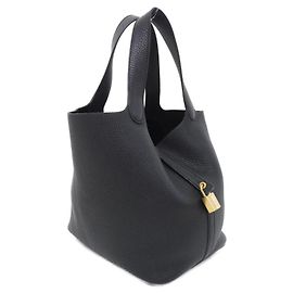 Hermès Hermes Picotin Lock MM Handbag Black