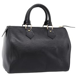 Louis Vuitton Speedy Epi Leather 25 Nero