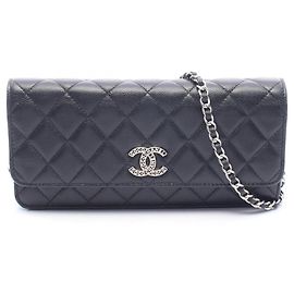 Borsa a tracolla Chanel Matelassé Nero