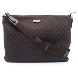 Gucci GG Pattern Brown Handbag Brown