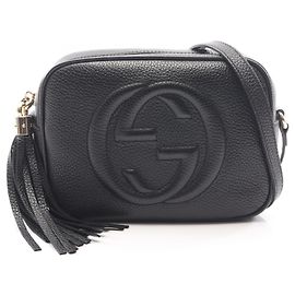 Borsa Gucci Soho Disco in pelle nera Nero