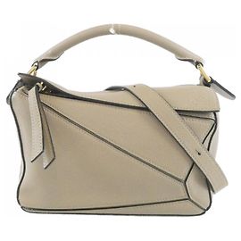 Loewe Puzzle Small Handbag Sand