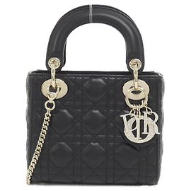 Sac à main Christian Dior Lady Mini Noir