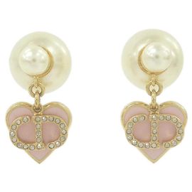Boucles d'oreilles Christian Dior Tribal E4394WOMLQ Rose Blanc Autre