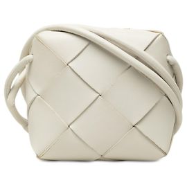 Bottega Veneta White Leather Shoulder Bag White