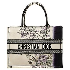 Borsa Christian Dior Dior Book Tote Medium Multicolore Crudo