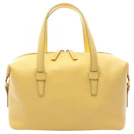 Loewe Yellow Leather Handbag Yellow