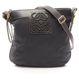 Loewe Anagram Shoulder Handbag Black