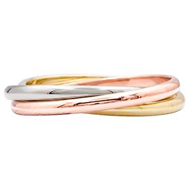 Cartier "Trinity" Ring, three tones of gold. Other
