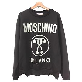 Sudadera Moschino Negra con Logo Negro