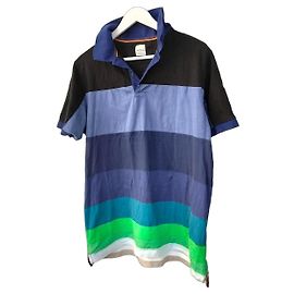 Polo a Rayas Paul Smith Negro Blanco Azul Otro Verde