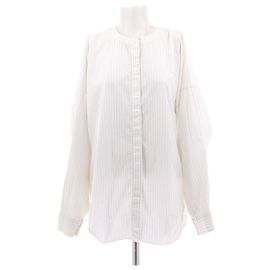 Chloé Chemise rayée en coton Blanc