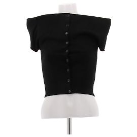 Magda Butrym Bustier Top Schwarz Schwarz