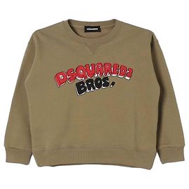 Dsquared2 Sweatshirt Bros' Multicolore Kaki