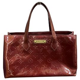 Louis Vuitton Wilshire PM Handbag Dark red