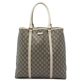 Gucci Beige GG Supreme Joy Vertical Tote Beige