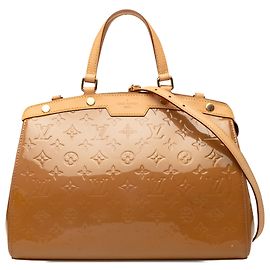 Louis Vuitton Beige Monogram Vernis Brea Bege
