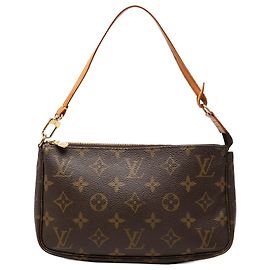 Louis Vuitton Brown Monogram Pochette Accessoires Brown