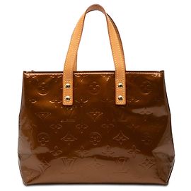 Louis Vuitton Brown Monogram Vernis Reade PM Braun Hellbraun