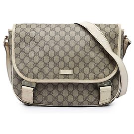Bolsa Tiracolo Gucci Beige GG Supreme Outro