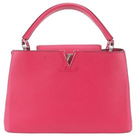 Borsa Louis Vuitton Capucines MM Rosa