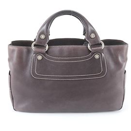 Céline Celine Boogie Bag Ledertasche Tote Braun