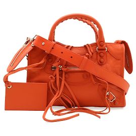 Borsa Balenciaga Classic Mini City Bag Rosso
