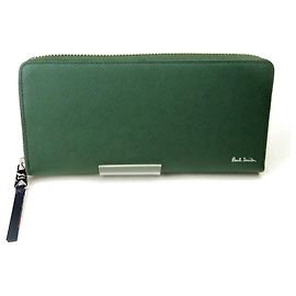 Carteira longa de couro Paul Smith Verde