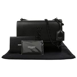 Saint Laurent Borsa a tracolla Medium Sunset Monogram Nera Nero