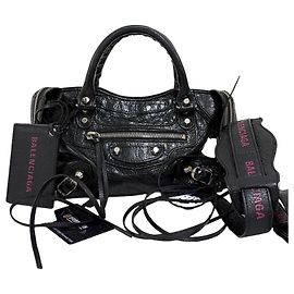 Balenciaga Classic Mini City Motorbag Black Noir