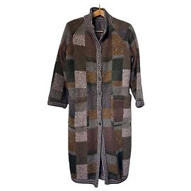 Missoni Patchwork Wollcardigan - Braun & Grün Braun Andere Grün Grau