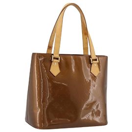 Sac à main LOUIS VUITTON Monogram Vernis Houston Bronze M91122 LV Auth ka5947 Bronze
