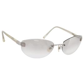 Óculos de sol CHANEL plastic Clear CC Auth bs36969 Outro