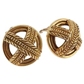 Orecchini CHANEL Metallo Tono Oro CC Auth 197920 Altro