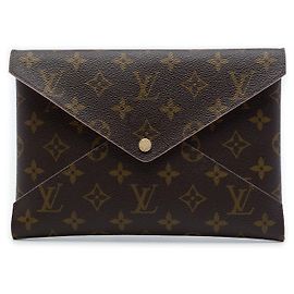 Sac pochette Louis Vuitton Monogram Pochette Kirigami GM marron Marron