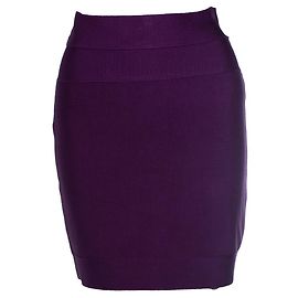 Herve Leger, saia bodycon roxa Roxo