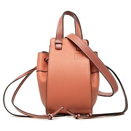 Loewe Anagram Hammock Drawstring Mini Handbag Pink
