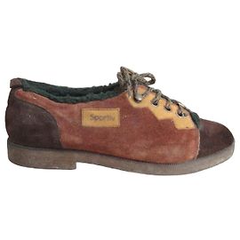 Autre Marque Derbies in camoscio Salamander Sportiv Marrone Verde