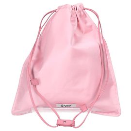 Prada Wish Silk Duchess Drawstring Pouch Handbag Pink