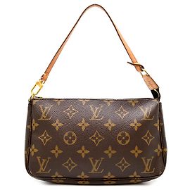 Louis Vuitton Pochette Accessoires Bolso de hombro marrón Castaño