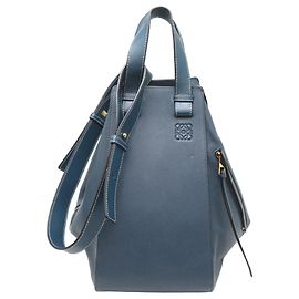 Borsa Loewe Hammock Medium da donna Blu