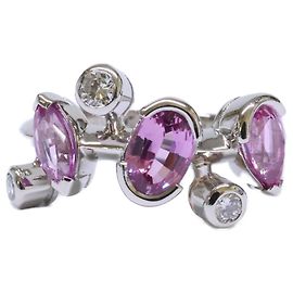 Cartier Merimelo Diamond and Pink Sapphire Ring Other