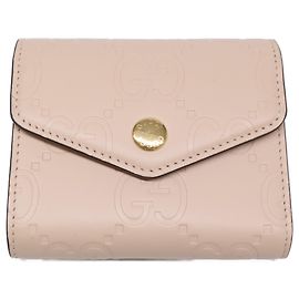 Portefeuille tri-fold Gucci Light Beige Beige