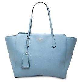 Sac Swing Gucci Bleu en cuir de veau Medium Bleu Bleu clair