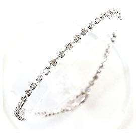 Autre Marque Platinum Charm Bracelet with 1.00ct Diamond Other