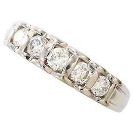 Autre Marque Platin-Ring mit Diamant Andere