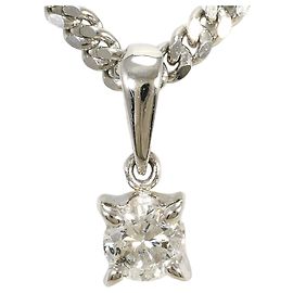 Autre Marque Collier en platine avec diamant Autre