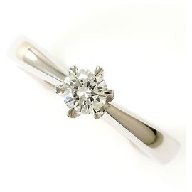 Autre Marque Anel Aliança de Platina com Diamante Outro