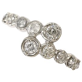 Autre Marque Platin-Ring mit Diamant Andere